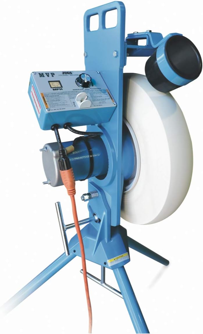 ZenVora Baseball Softball Pitching Machine - Adjustable 20-60 MPH with Digital Display