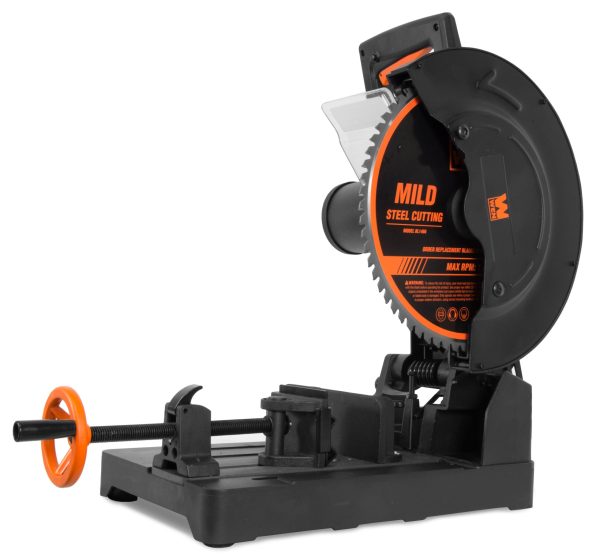 ZenVora 15 Amp 14-Inch Aluminum Base Chop Saw - Heavy Duty Metal Cutting Saw with Carbide Blade & Quick Release Vise