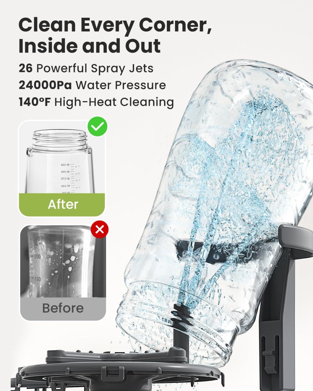 ZenVora All-in-One Baby Bottle Washer & Cleaner Pro