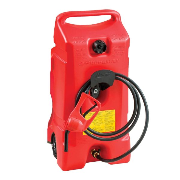 ZenVora 14 Gallon Portable Gas Tank – 2 Pack with Pump, Red