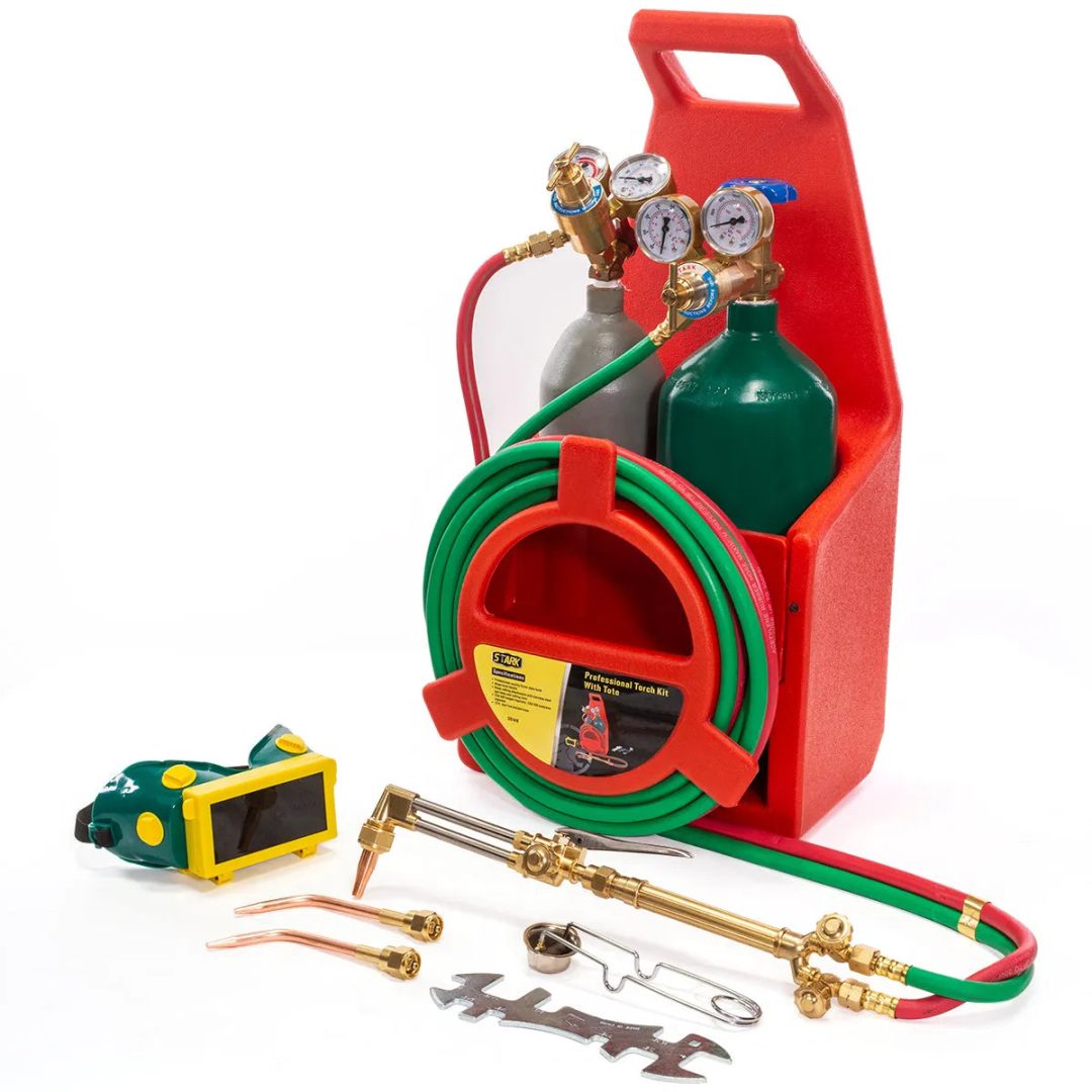 ZenVora Oxygen-Acetylene Welding and Cutting Torch Regulator Set