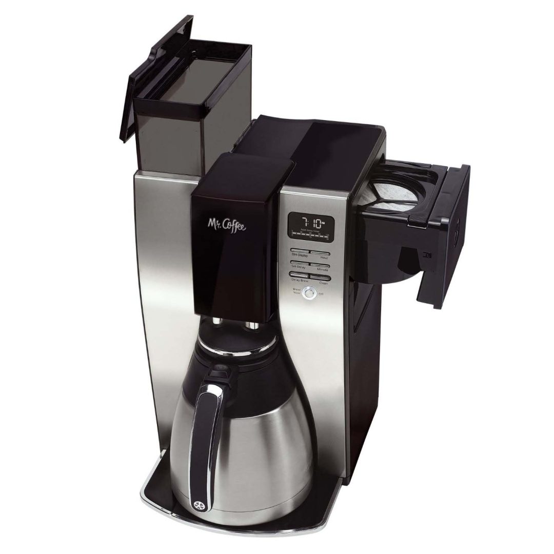 ZenVora 10-Cup Programmable Coffee Maker – Thermal Carafe with Strong Brew Selector