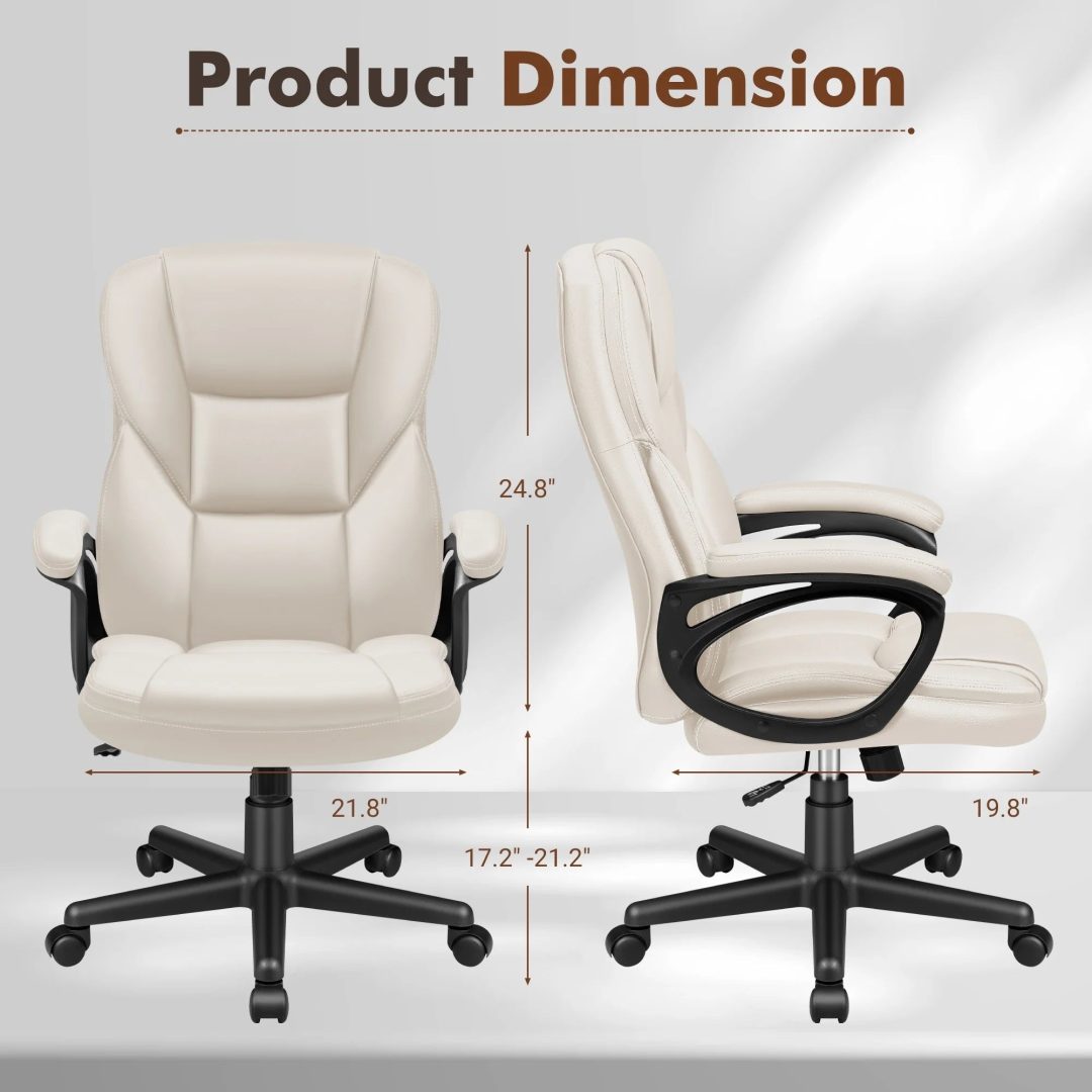 ZenVora High Back Executive Office Chair, Ergonomic Computer Desk Chair for Home and Office