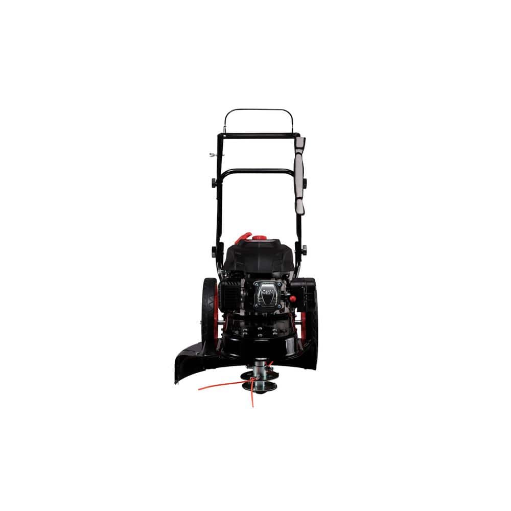 ZenVora 22-Inch 173cc Gas Walk-Behind String Trimmer Mower - Wheeled Brush Cutter with Powerful Engine