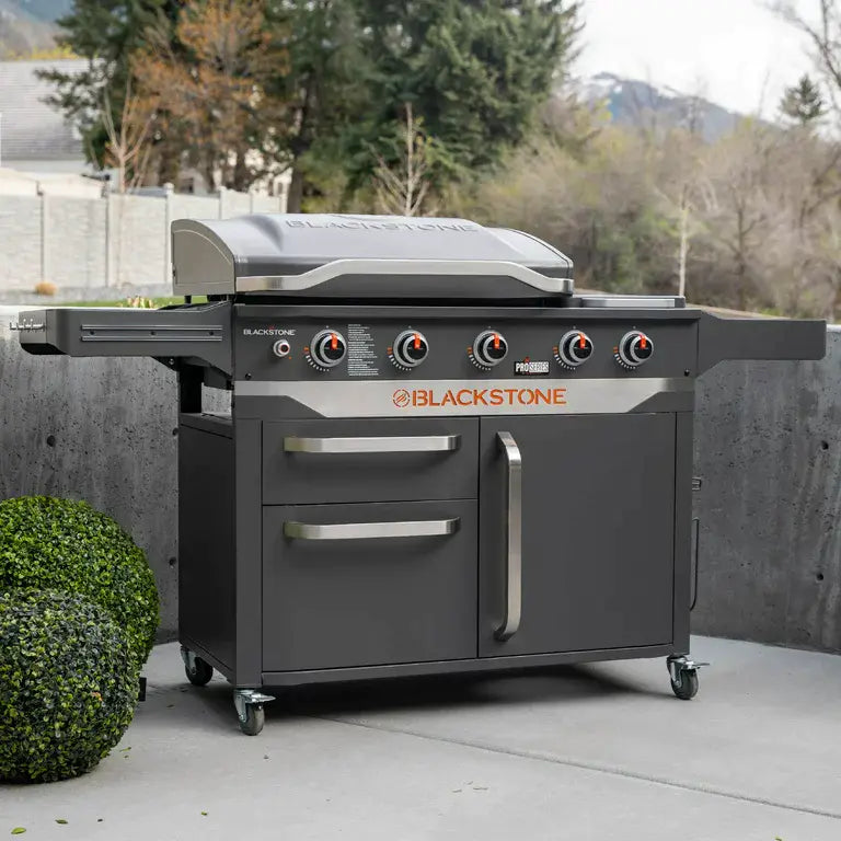 ZenVora 28" 5-Burner Propane Griddle with Range Top – 72,000 BTU Outdoor Cooking Station