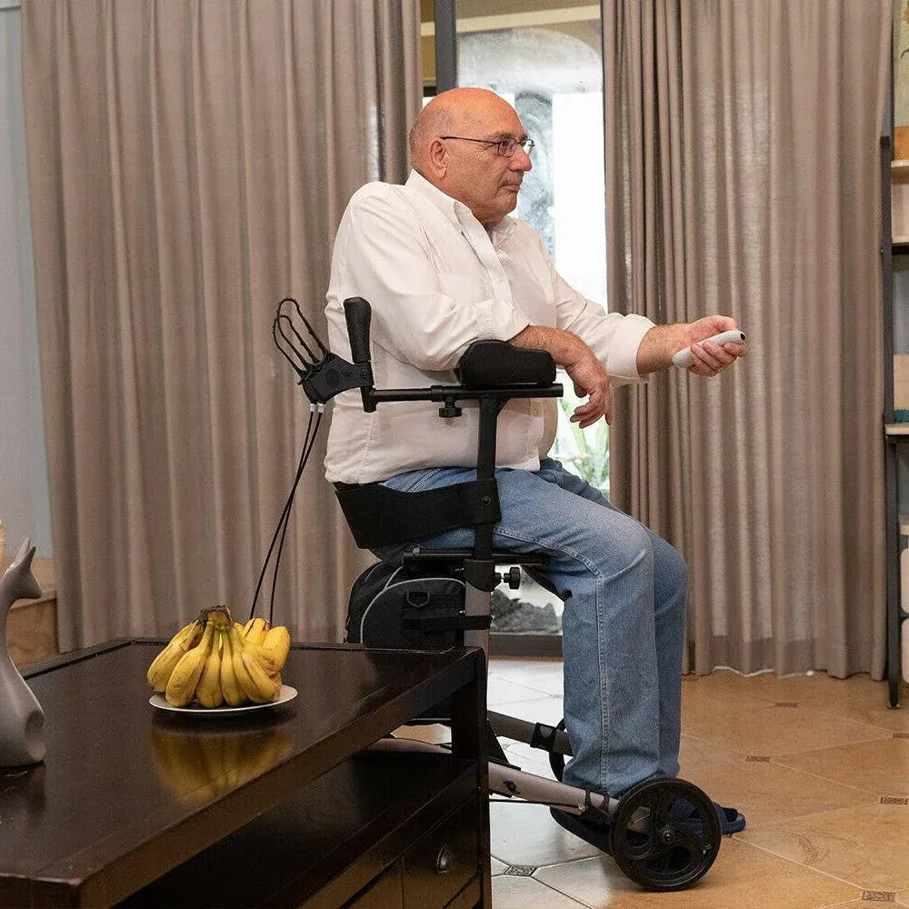ZenVora Standing Upright Rollator Walker for Seniors