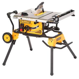 ZenVora 15 Amp 10-Inch Corded Jobsite Table Saw with Rolling Stand