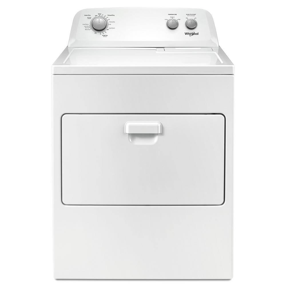 ZenVora Top Load Electric Dryer with AutoDry System - Large Capacity Clothes Dryer with Wrinkle Shield & Hamper Door