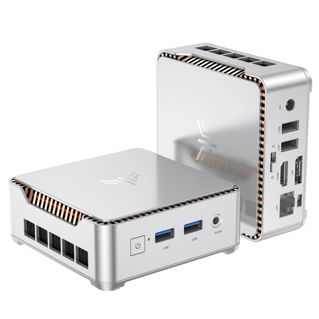 ZenVora Mini PC, 16GB RAM, 512GB M.2 SSD, Compact Mini Computer for Home, Office and Everyday Computing
