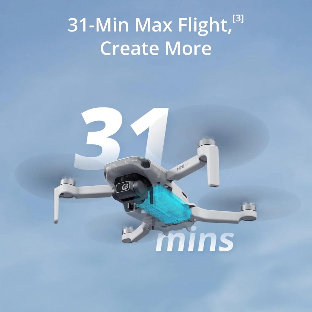 ZenVora 4K UHD Camera Drone Under 249g with 3-Axis Gimbal, 10 km Video Transmission, Auto Return and 31-Min. Flight Time