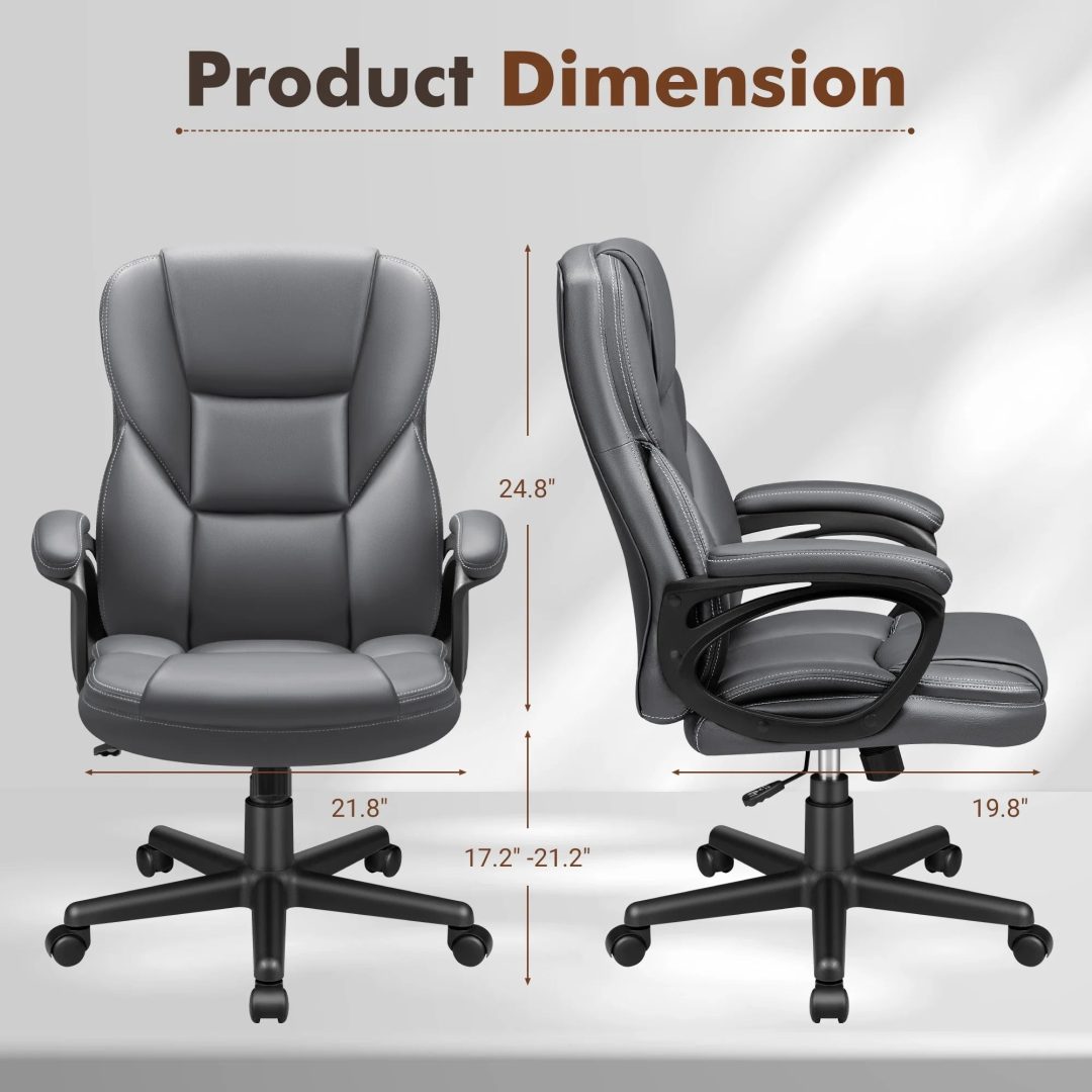ZenVora High Back Executive Office Chair, Ergonomic Computer Desk Chair for Home and Office
