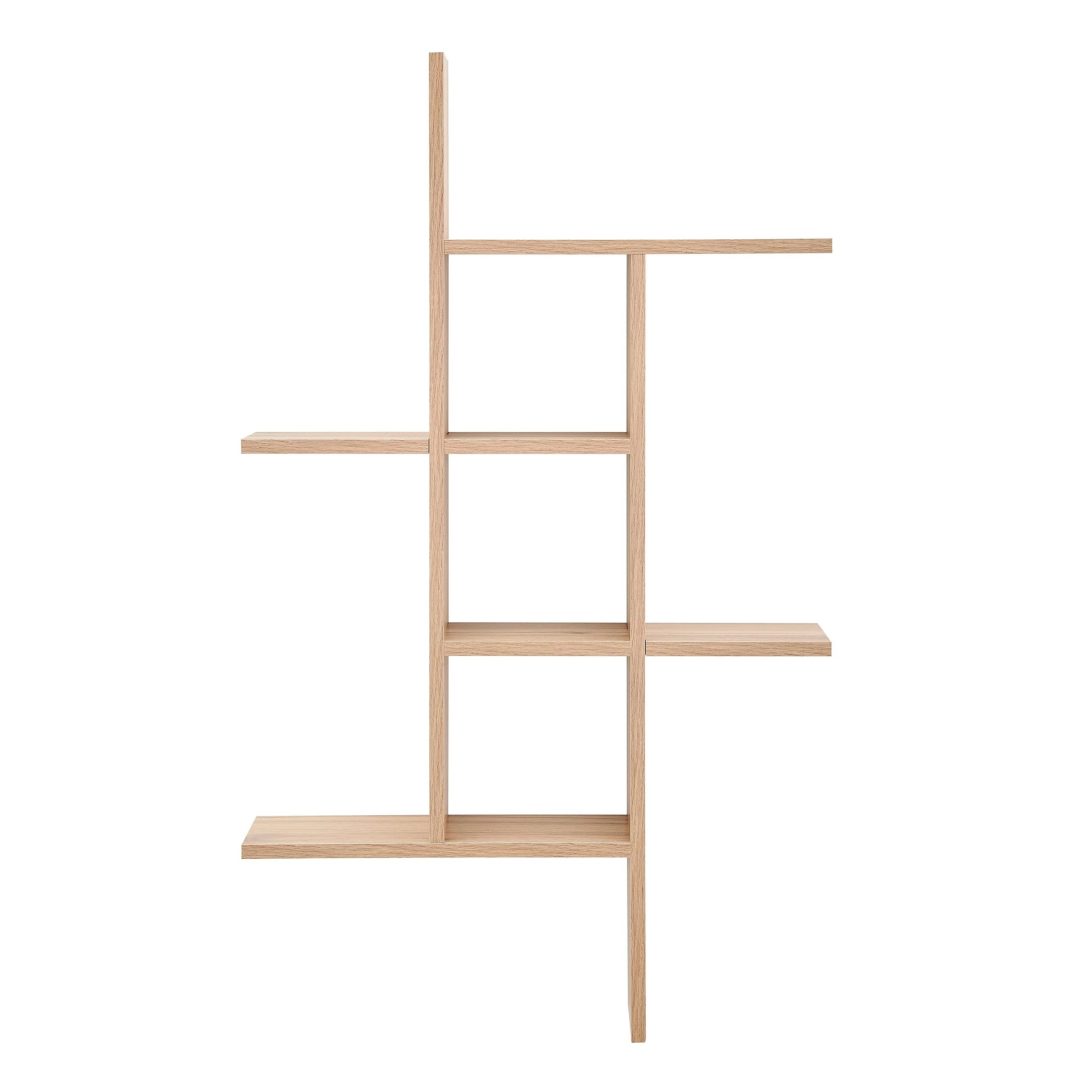 ZenVora Cantilever Floating Wall Shelf, Modern Decorative Display Shelf for Living Room, Bedroom and Home Storage