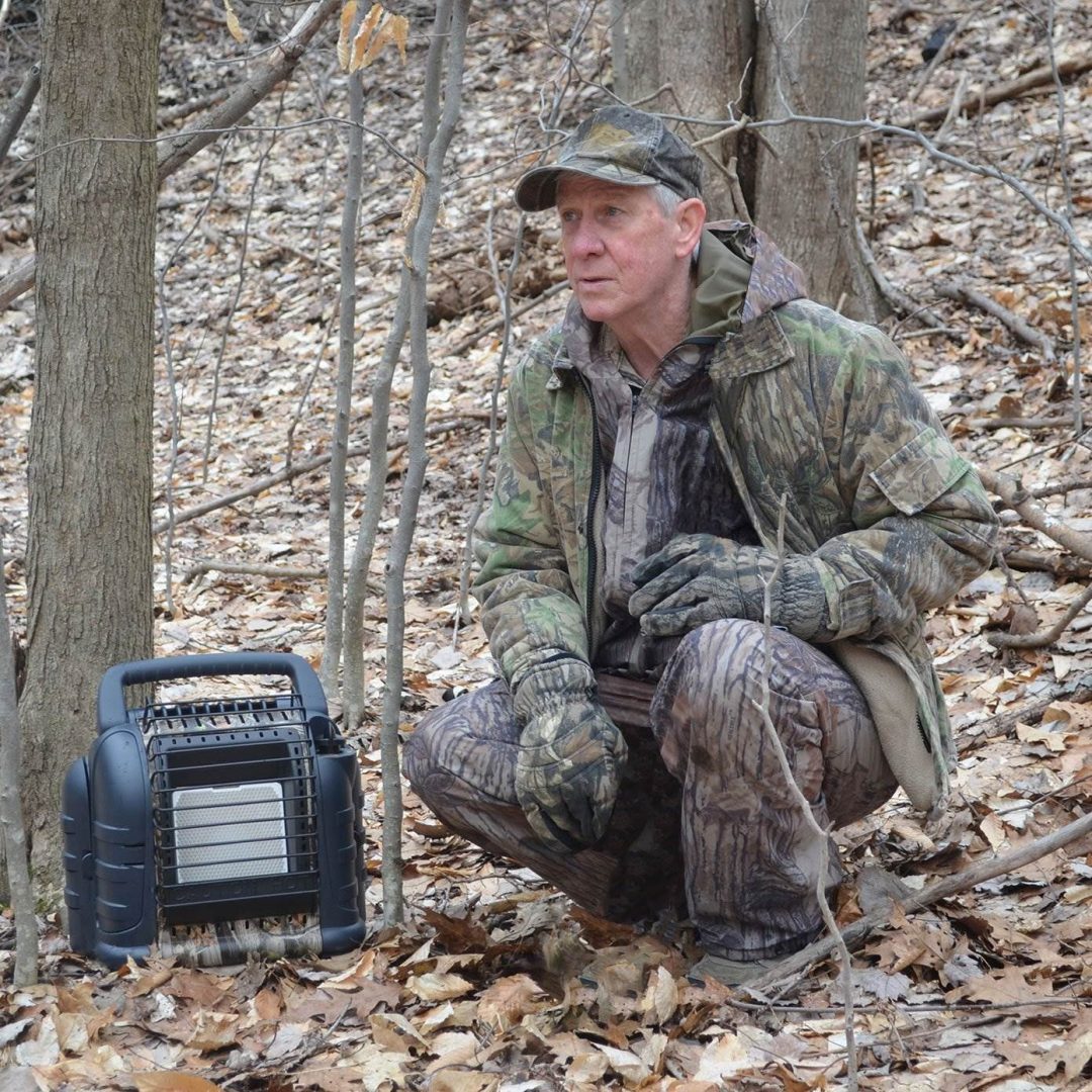 ZenVora 12,000 BTU Portable Propane Heater – 2 Heat Settings, ODS Safety Shut-Off, Camo