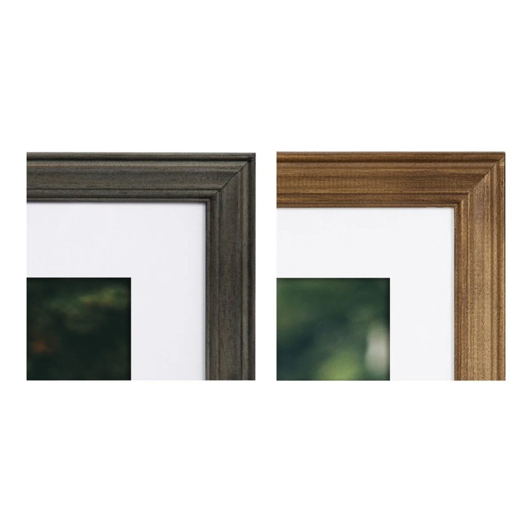 ZenVora 10-Piece Wood Gallery Wall Picture Frame Set, Decorative Photo Display Frames for Living Room, Bedroom and Home Decor