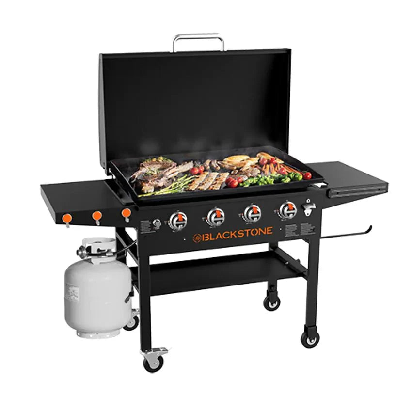 ZenVora 36-Inch Outdoor Griddle Cooking Station with Hood