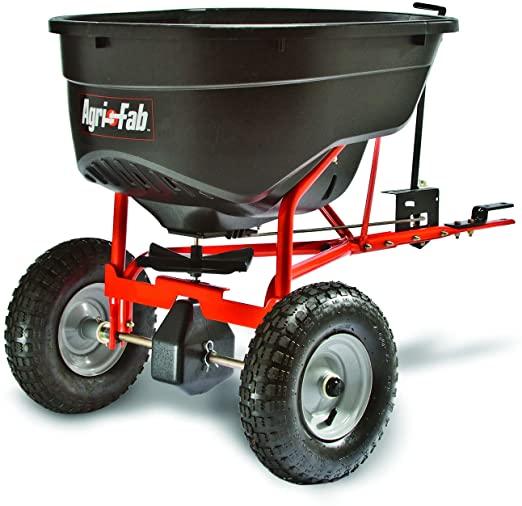 ZenVora 130-Pound Tow-Behind Broadcast Spreader
