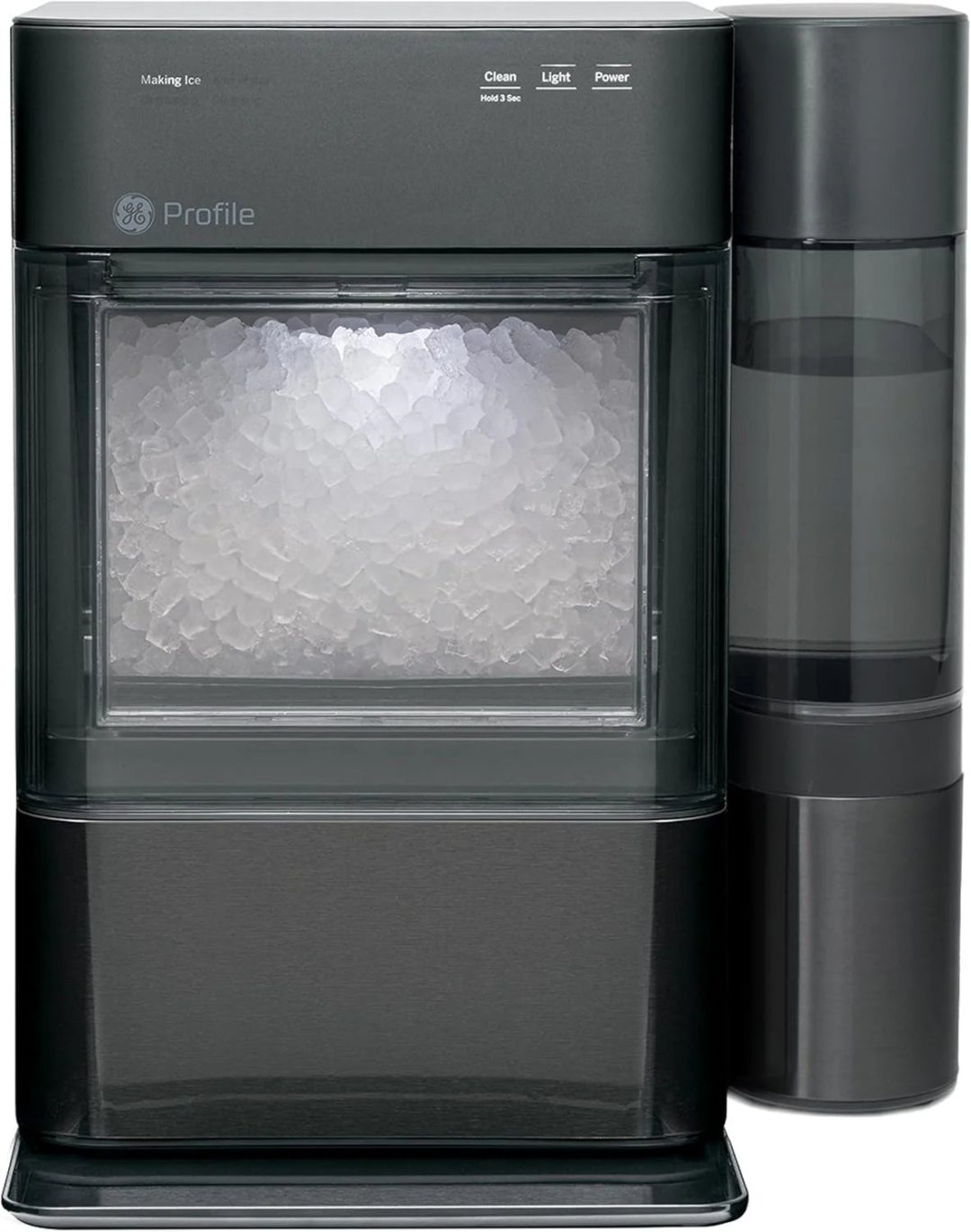 ZenVora Countertop Nugget Ice Maker with 1-Gallon Water Tank, Makes 38 lbs of Pellet Ice in 24 Hours, WiFi Smart Connectivity, Includes Ice Scoop, Stainless Steel