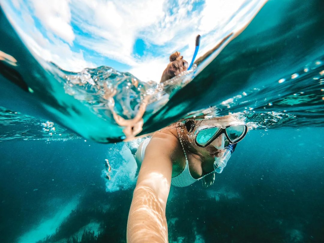 ZenVora Waterproof Action Camera, 5.3K 60FPS Video, 27MP Photos, Wide-Angle Lens Compatibility, Black