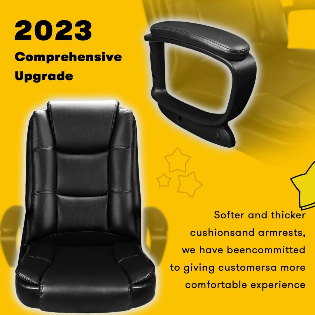 ZenVora 400 LBS Big and Tall Office Chair, Heavy Duty Ergonomic Computer Desk Chair for Home Office and Workspace