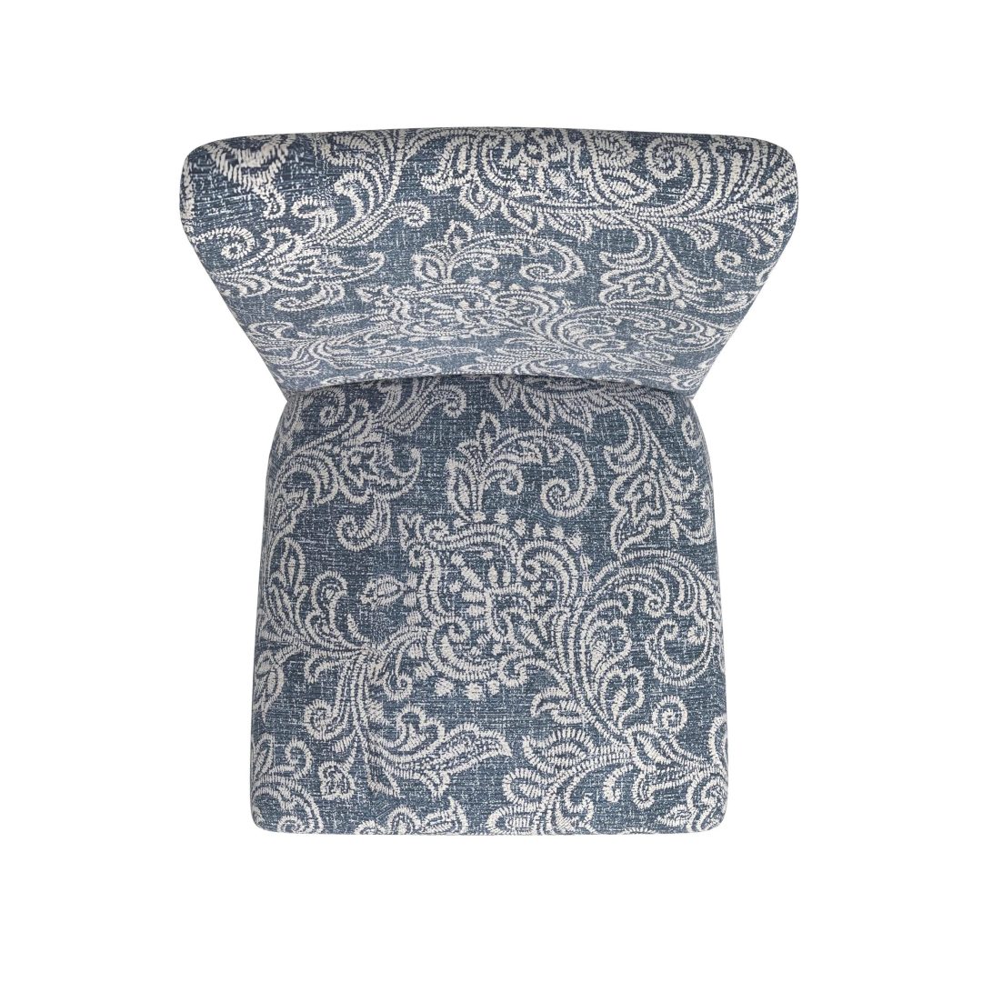 ZenVora Set of 2 Upholstered Medallion Dining Chairs, Comfortable Parsons Style Chairs for Kitchen and Dining Room