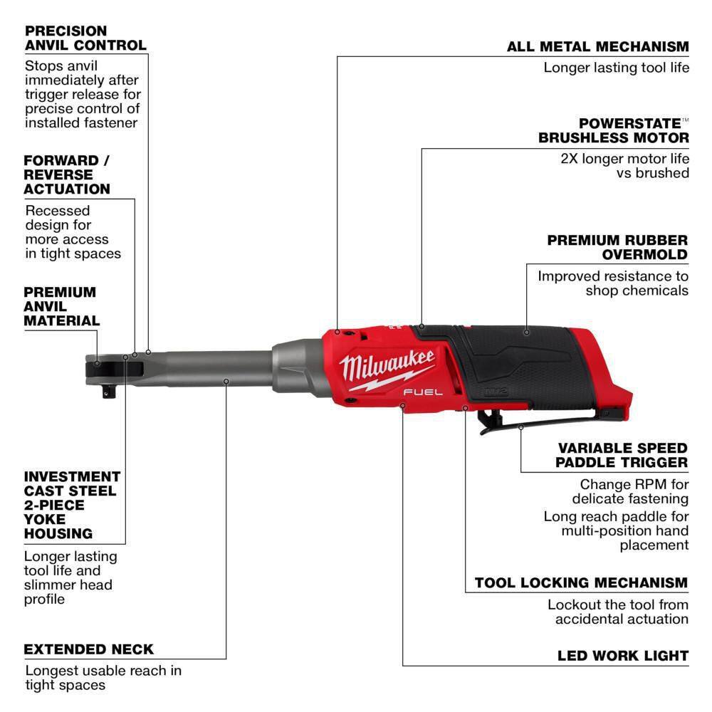 ZenVora 12V Cordless Extended Reach High-Speed Ratchet Set, 1/4-Inch and 3/8-Inch Drive Electric Ratchets, Lithium-Ion Battery Powered