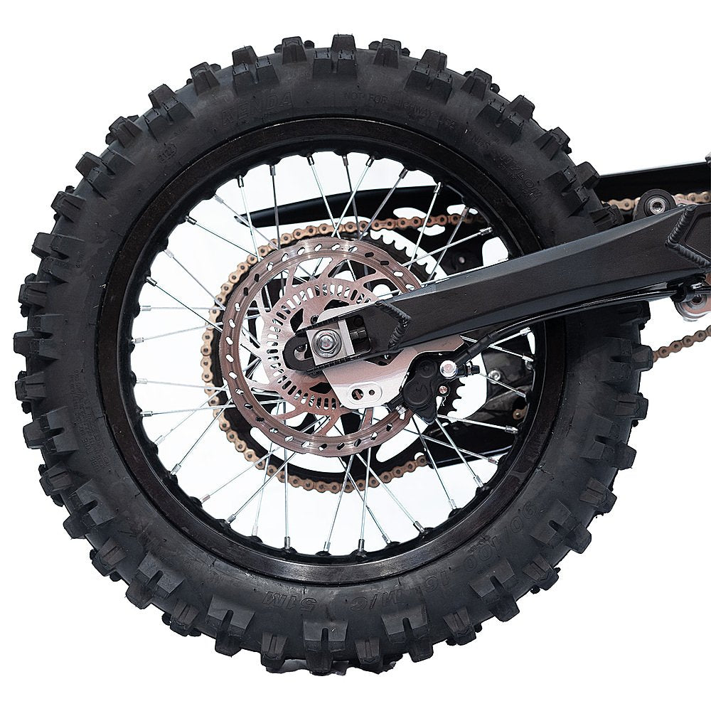 Electric Dirt Bike, 53 MPH Max Speed, 50-Mile Max Range