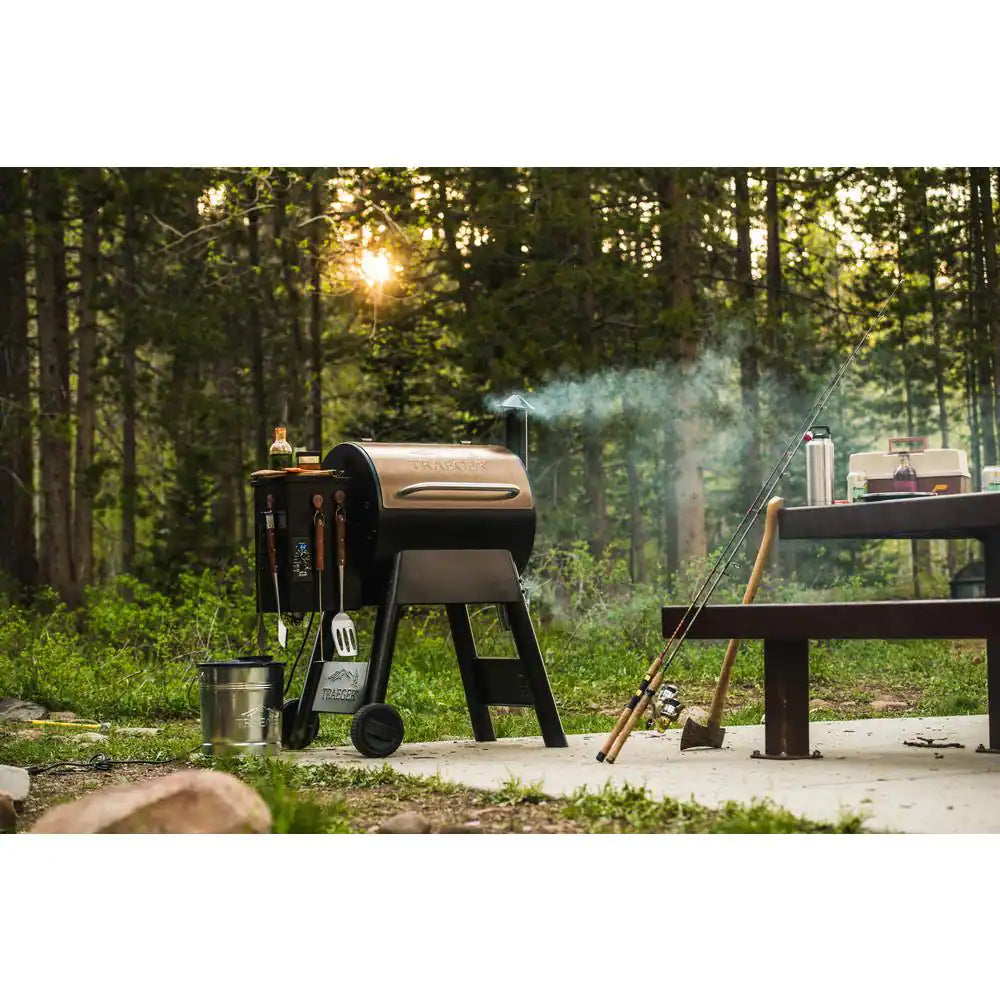ZenVora 22-Inch Pellet Grill, Bronze