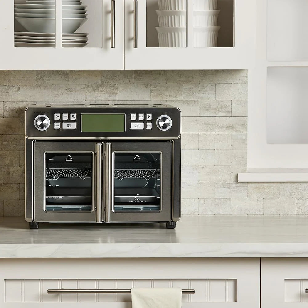 ZenVora 25-Qt. Extra-Large Dual-Zone Air Fryer Oven with French Doors