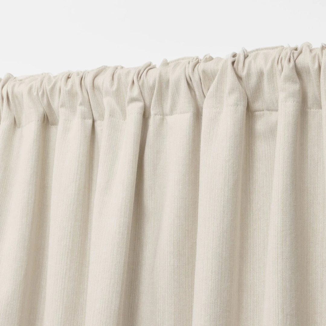 ZenVora Blackout Curtain Single Panel, Back Tab and Rod Pocket Window Curtain