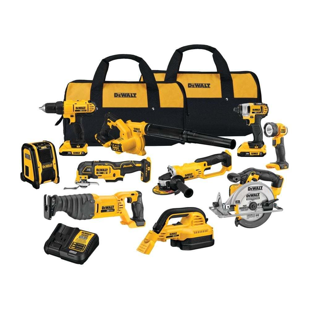 ZenVora 10-Tool Combo Kit with Batteries and Charger