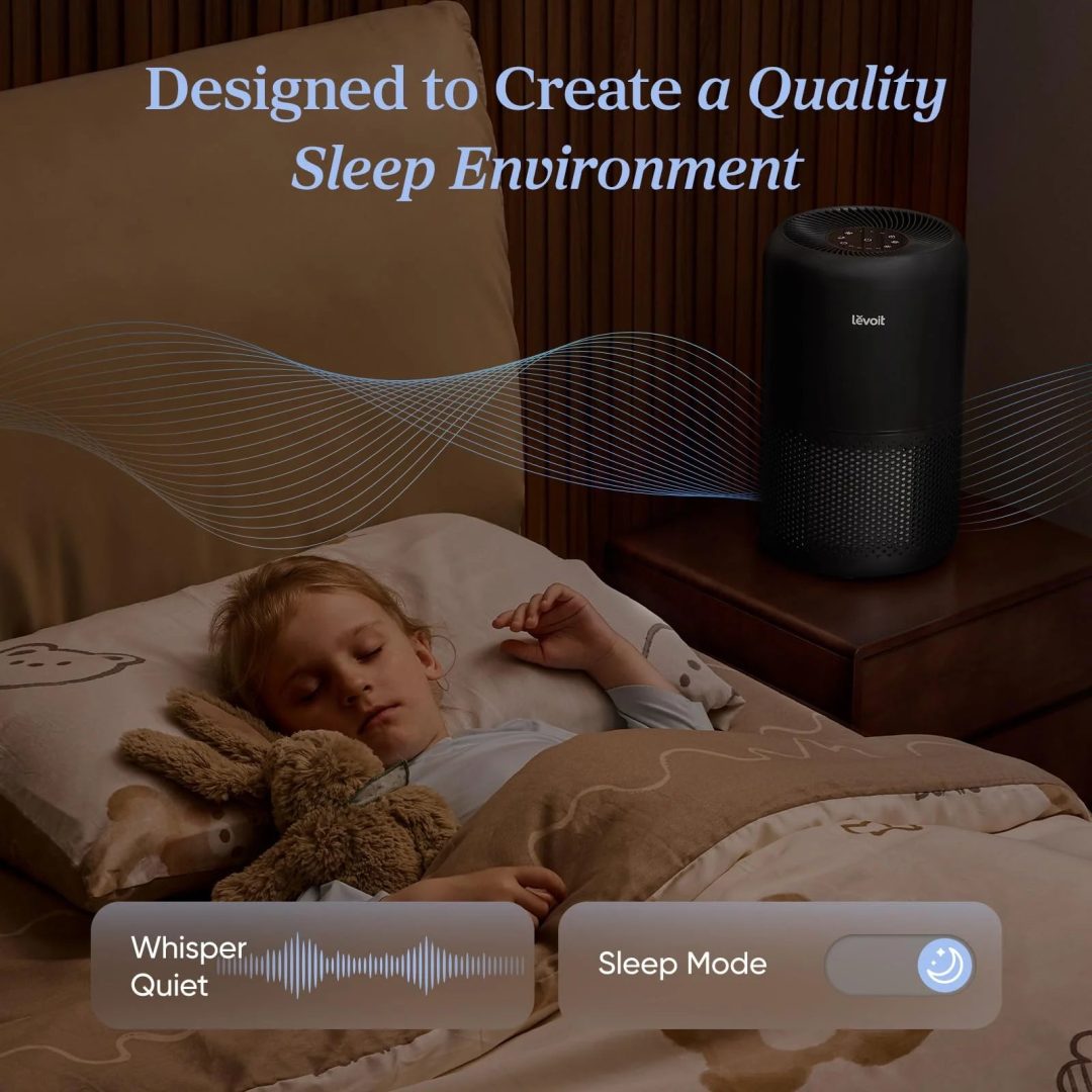 ZenVora Air Purifier for Home, Compact Air Cleaner for Allergens, Dust, Pet Hair and Pet Dander
