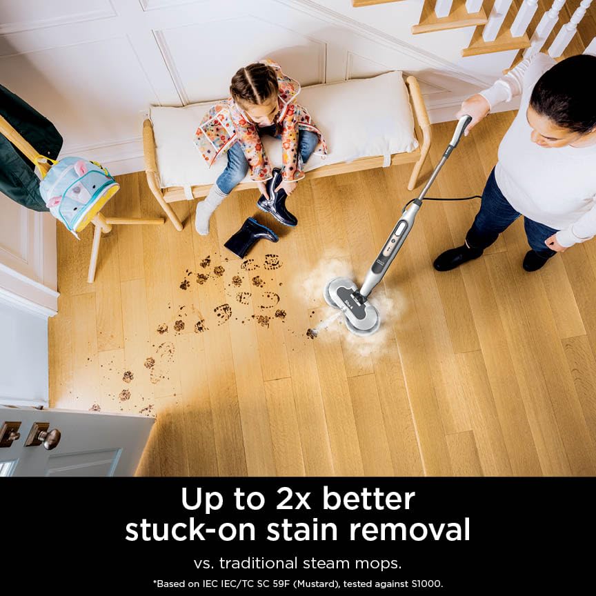 ZenVora All-in-One Hard Floor Steam Mop, Multi-Surface Steam Cleaner with Powerful Steam Blaster for Tile, Wood & Home Cleaning