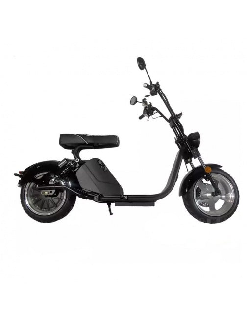 ZenVora 3000W 60V Dual-Seat Electric Scooter – Chopper-Style City Commuter