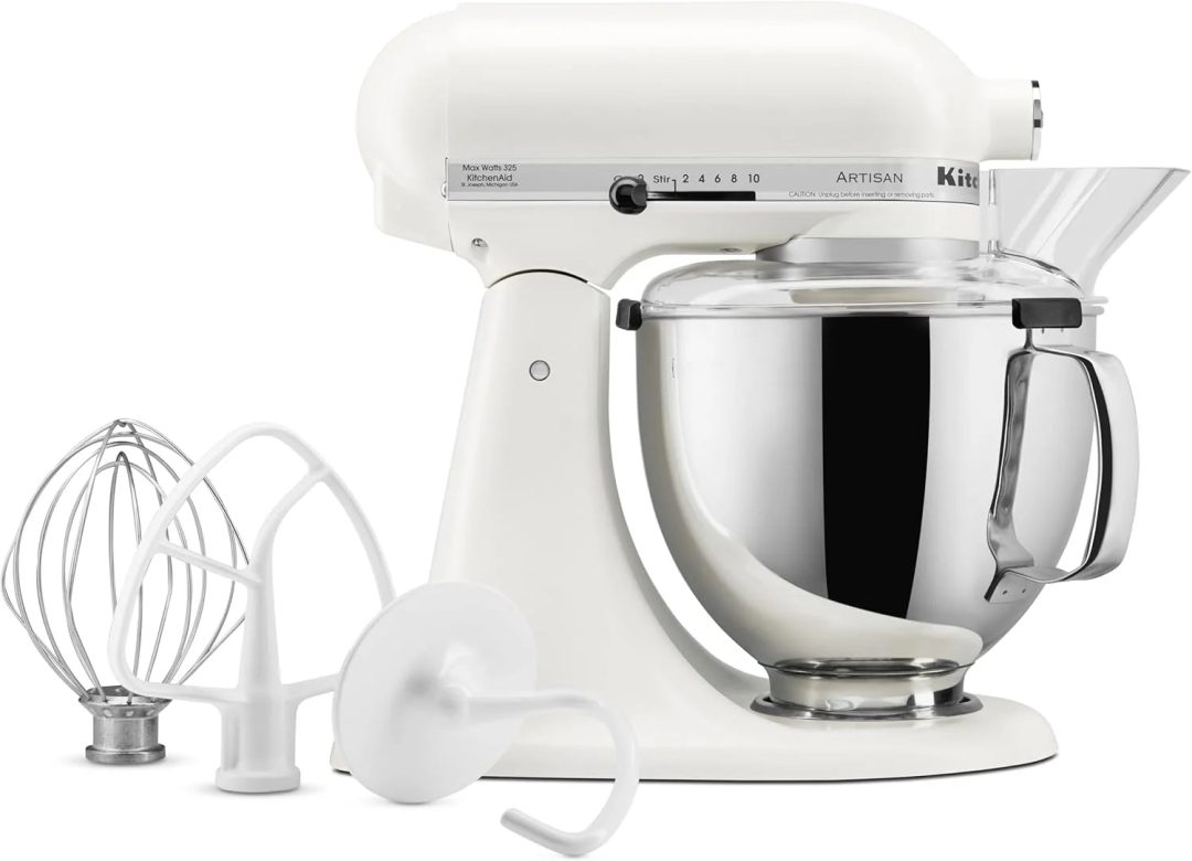 ZenVora 5-Quart Tilt-Head Stand Mixer, Electric Kitchen Mixer with Bowl, Multi-Speed Settings for Baking, Mixing and Food Preparation