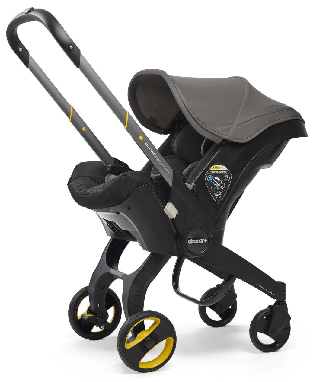 ZenVora Convertible Infant Car Seat and Stroller, Grey