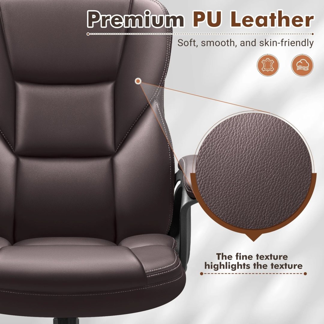 ZenVora High Back Executive Office Chair, Ergonomic Computer Desk Chair for Home and Office
