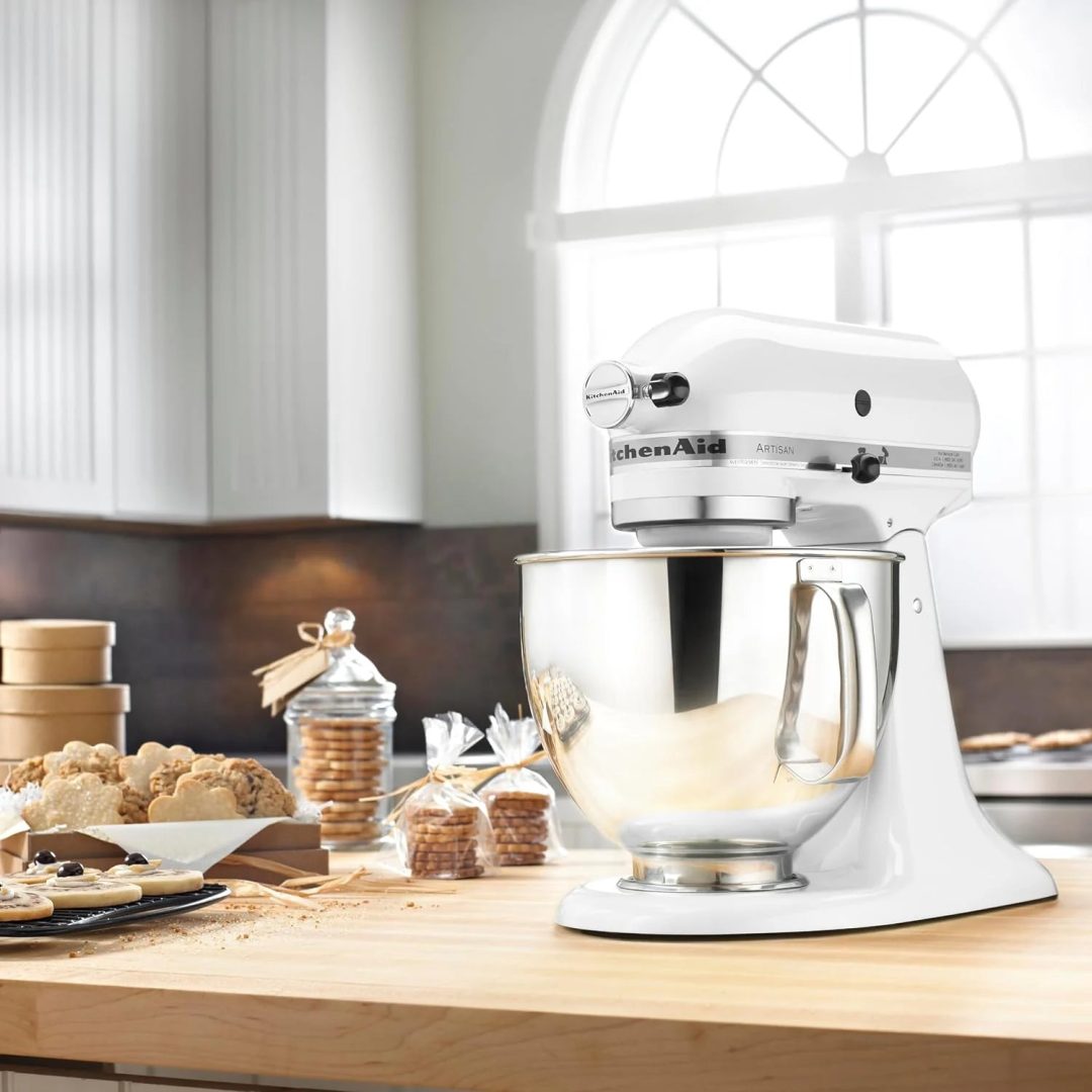 ZenVora 5-Quart Tilt-Head Stand Mixer, Electric Kitchen Mixer with Bowl, Multi-Speed Settings for Baking, Mixing and Food Preparation