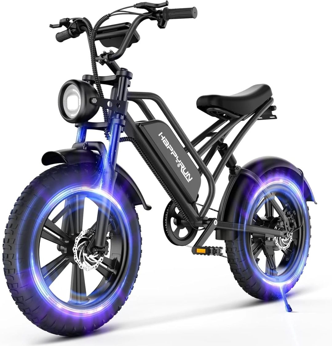 ZenVora 750W 48V 18Ah Electric Bike for Adults, 20-Inch Fat Tires, Removable Battery, 20 MPH, 68-Mile Range