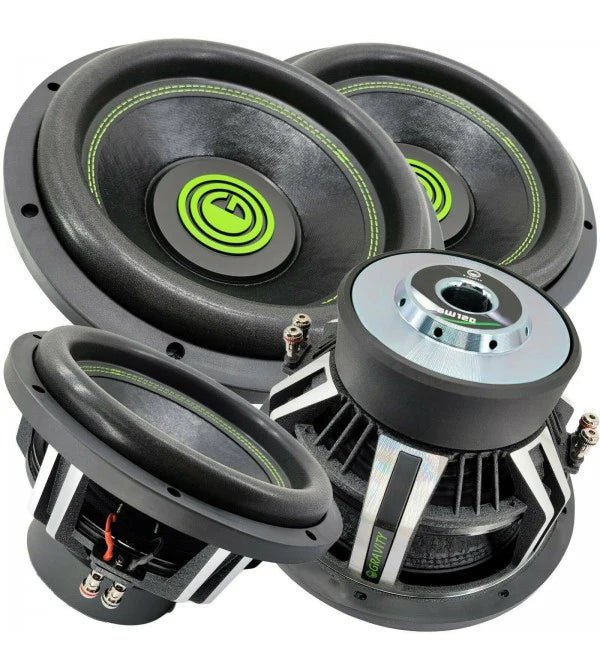 ZenVora 2-Pack 12-Inch 6000W Car Audio Subwoofers, 2-Ohm DVC