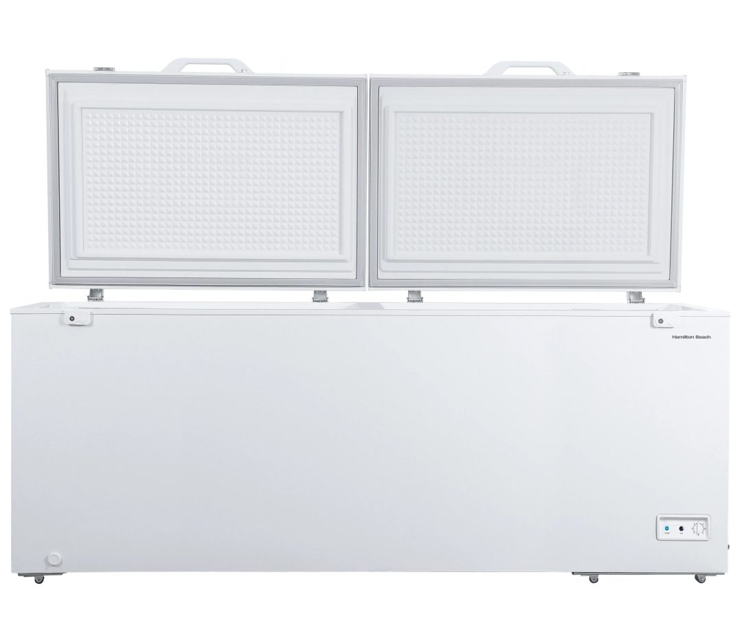 ZenVora 21.0 Cu. Ft. Chest Freezer with Double Doors - White with External Temperature Control