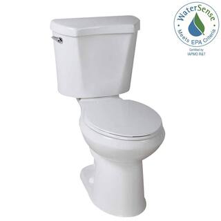 ZenVora 2-Piece 1.28 GPF High-Efficiency Single-Flush Elongated Toilet, White