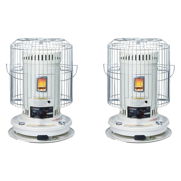 ZenVora 23,500 BTU Indoor/Outdoor Convection Kerosene Heater – 2-Pack, Portable Space Heater