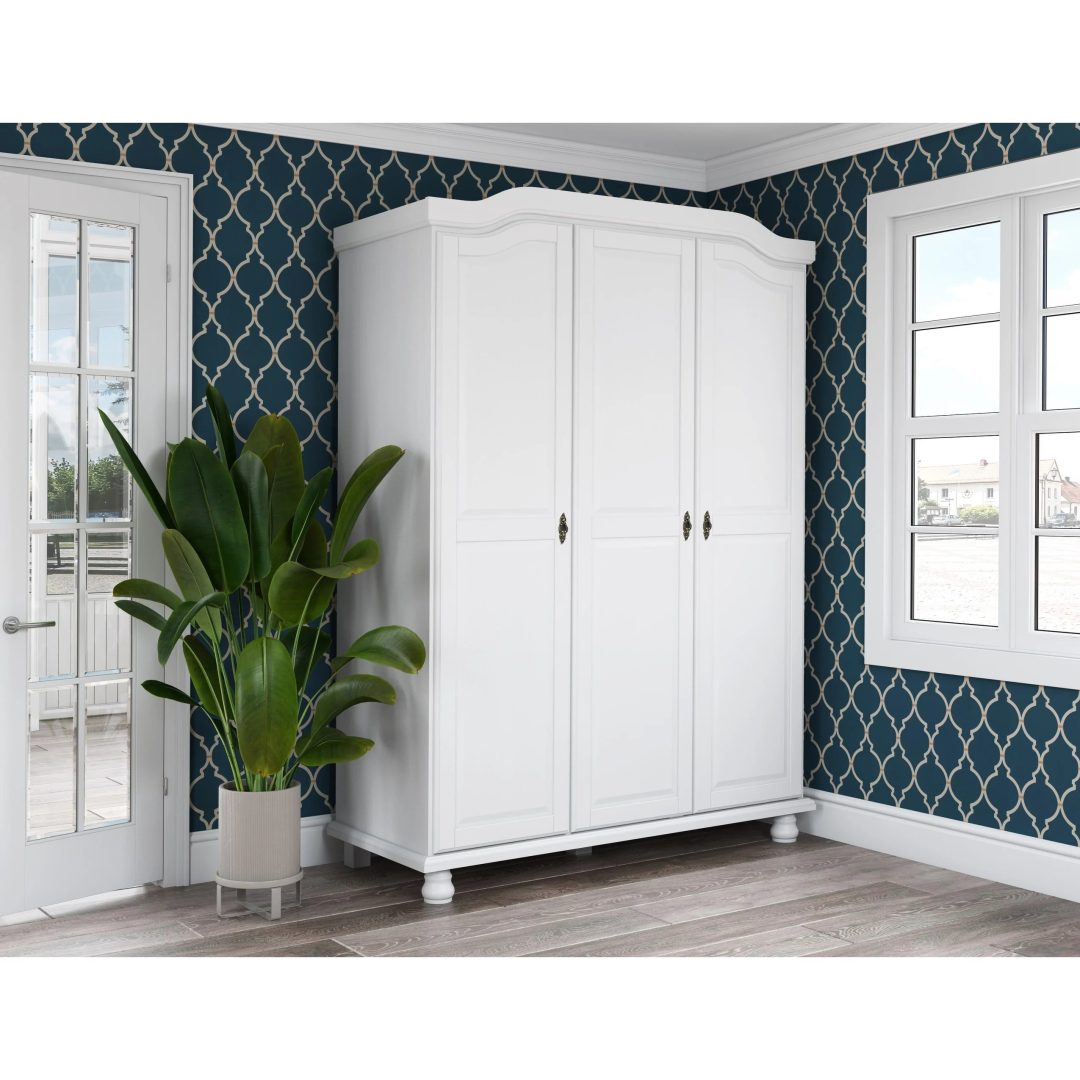 ZenVora Set of 4 Small Solid Wood Shelves for Wardrobe and Armoire Storage
