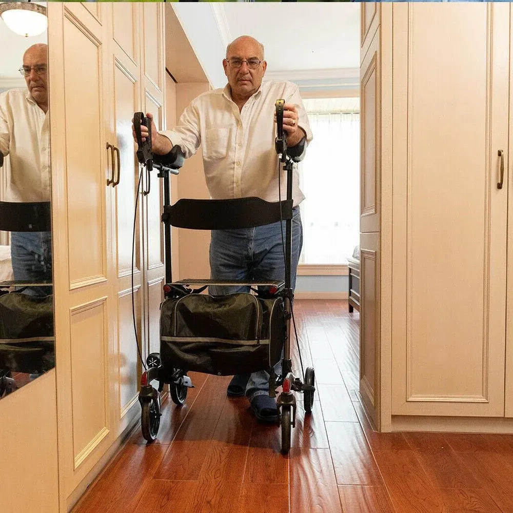 ZenVora Standing Upright Rollator Walker for Seniors