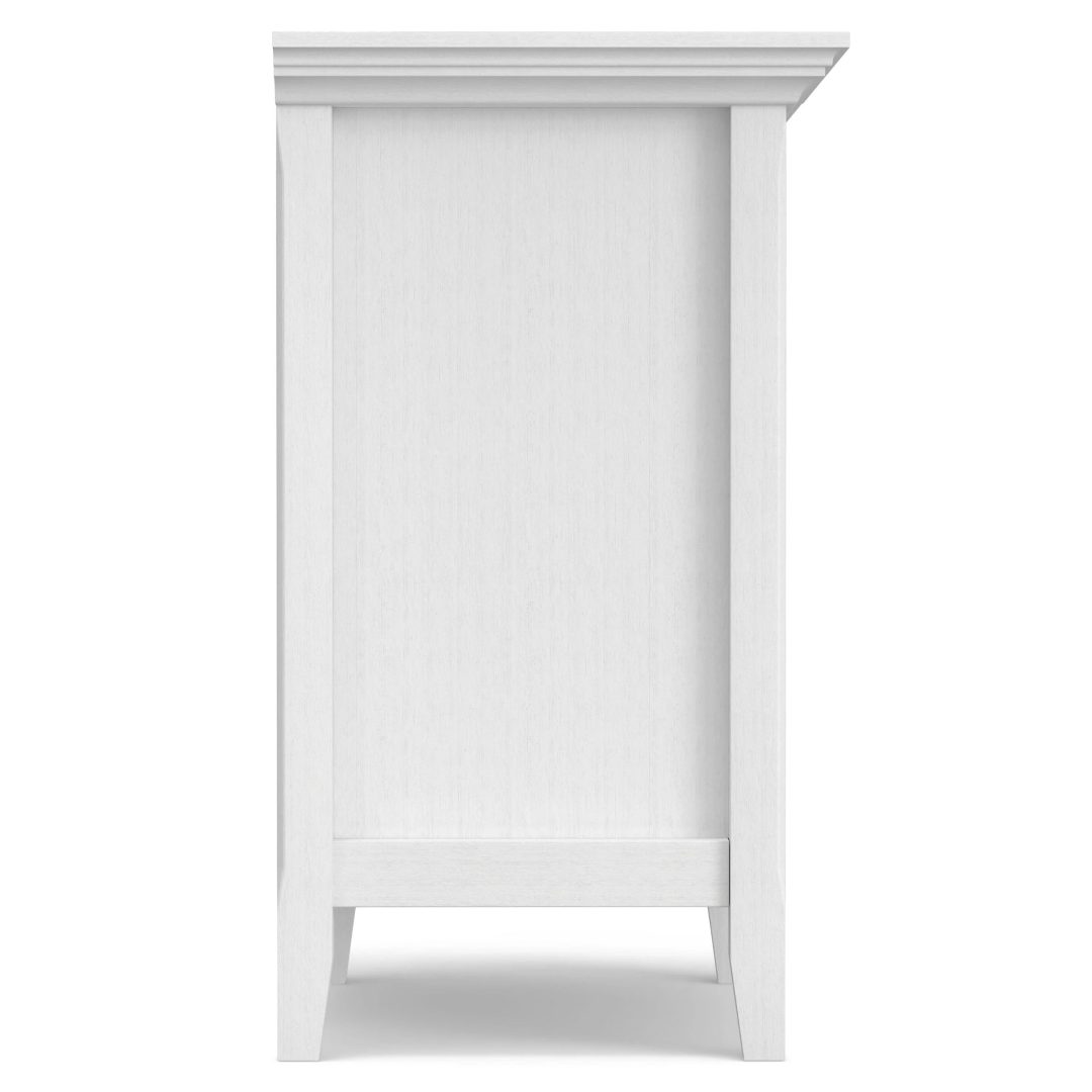 ZenVora 24 Inch Wide Solid Wood Nightstand, Bedside Table and Bedroom End Table