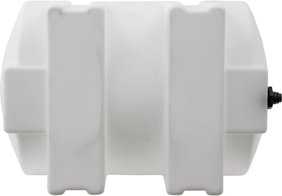 ZenVora 550-Gallon Horizontal Polyethylene Water Tank with Legs for Water and Non-Flammable Liquids