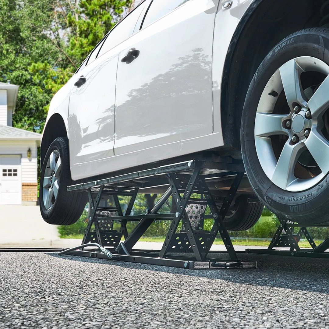 ZenVora 5,000-Lb. Portable Car Lift System for Home Garage
