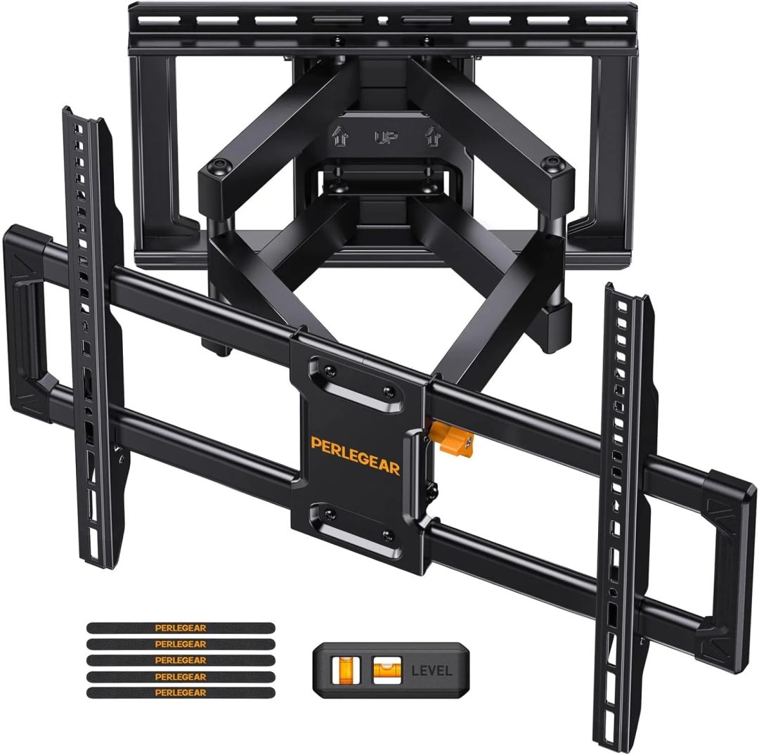 ZenVora Full Motion TV Wall Mount for 42-85 Inch TVs, Adjustable Swivel Tilt Bracket for Flat Screen Televisions