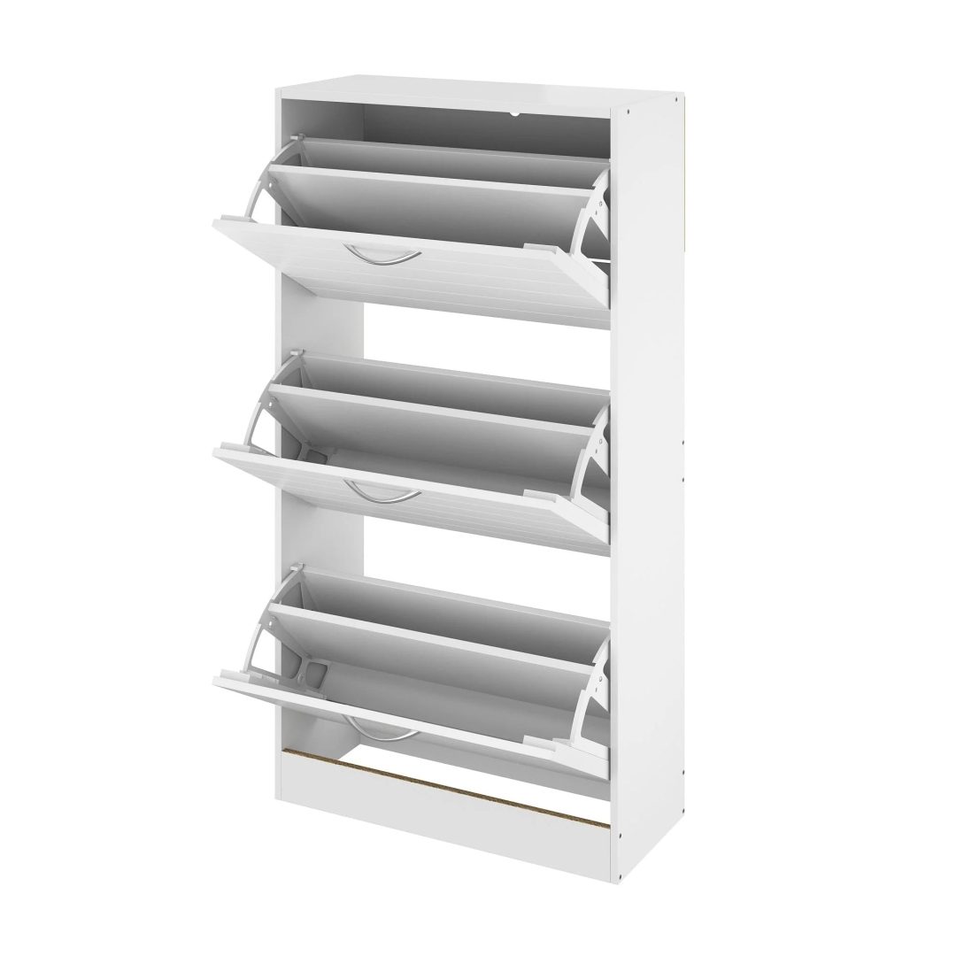 ZenVora Modern Shoe Storage Cabinet for Entryway and Hallway, Space-Saving Shoe Organizer