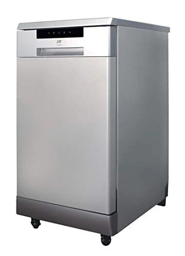 ZenVora 18-Inch Stainless Steel Portable Dishwasher